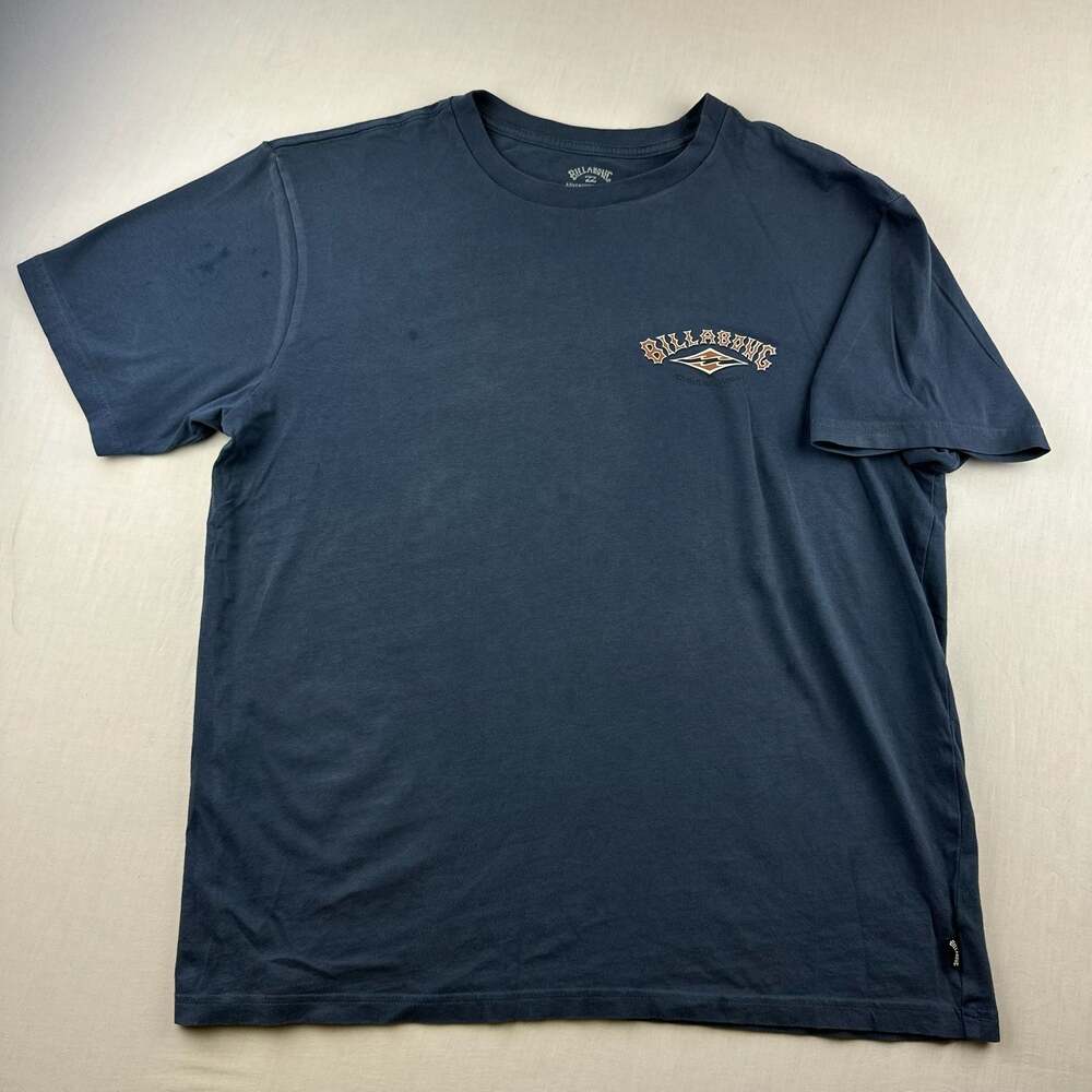 Billabong Adventure Division Arch Graphic Premium T-Shirt in Navy